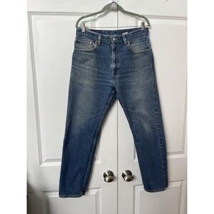 Levi's Men's Bootcut Jeans in Medium Blue Wash